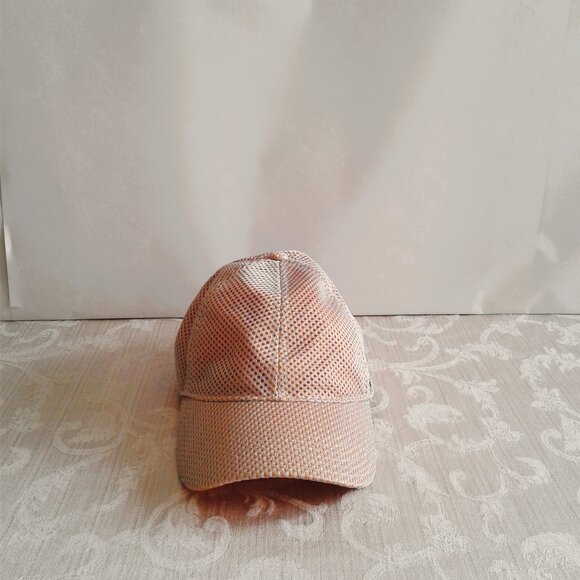 BEBE- Hat Cap Women's Adjustable- beige and orange  NEW - Picture 2 of 5